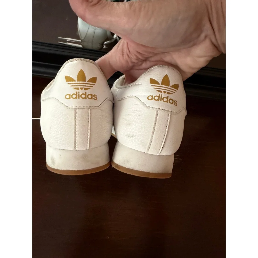 Adidas Samoa Sneakers Mens Size 9 White Green EG6089 Classic Retro Shoes‎